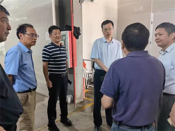 厅计财处邹芳刚处长等一行来淮调研指导农业农村重大项目建设工作